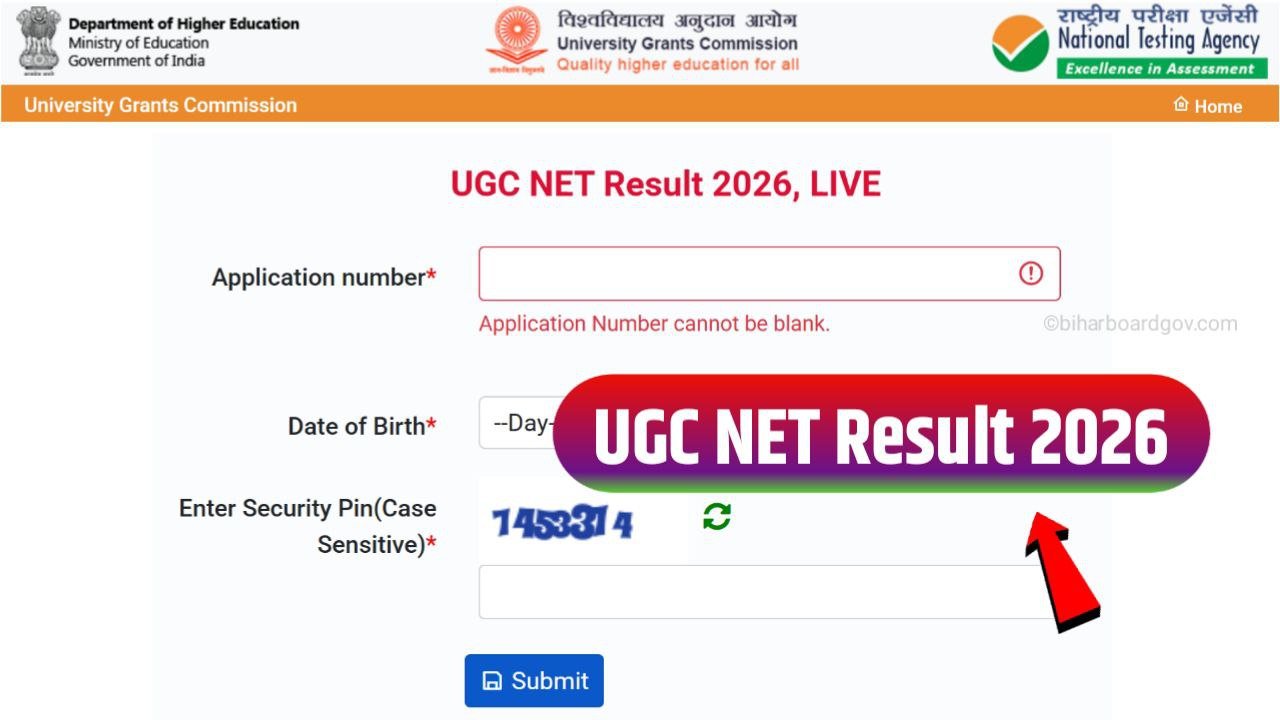 UGC NET Result 2026