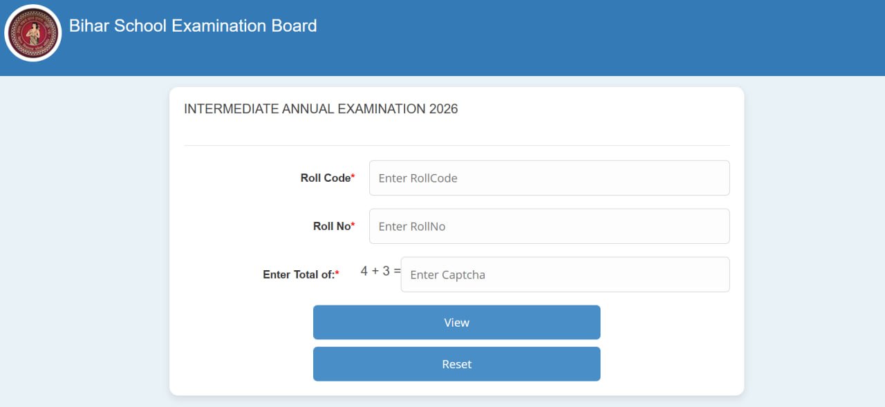 Bihar Board 12th Result 2026 Jari