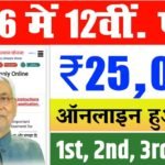 Bihar Board 12th Scholarship 2026 Apply
