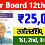 Bihar Board 12th Scholarship 2026 Apply Link